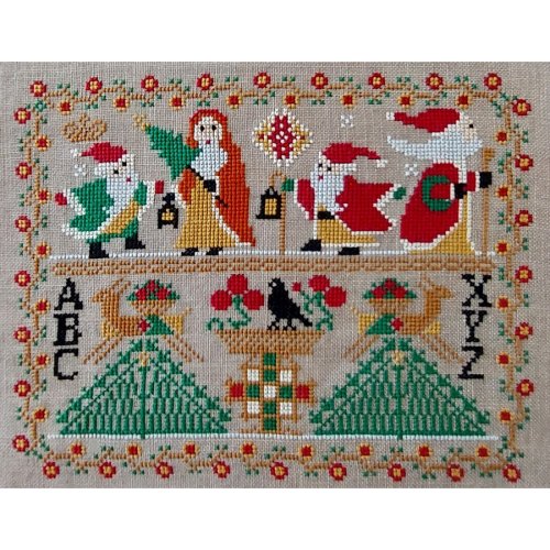 (image for) Upcoming Release: A Little Merry Christmas Cross Stitch Chart